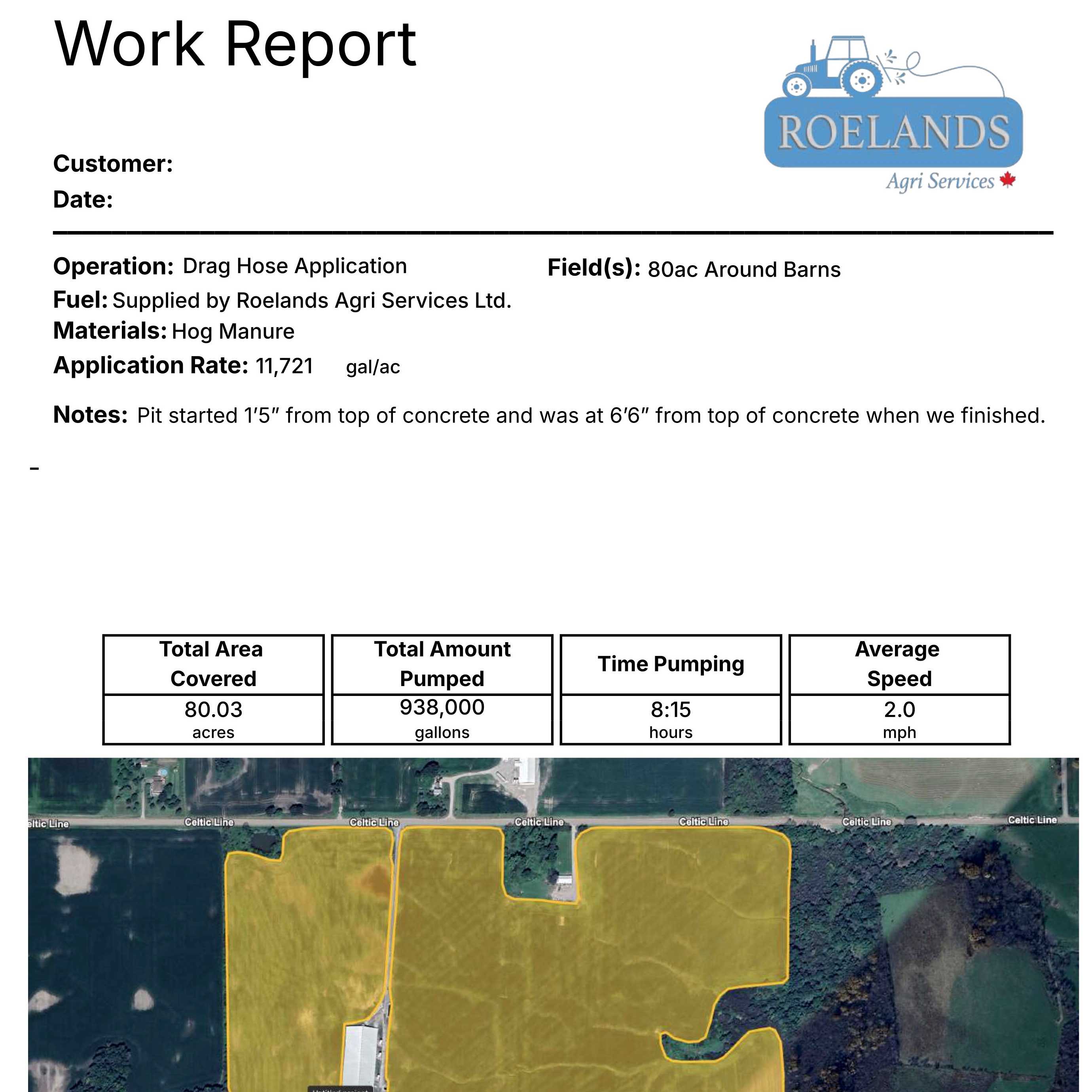 Manure Sampling & GPS Application Mapping